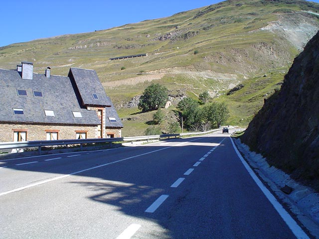 Ya en la carretera hacia Pla de Beret