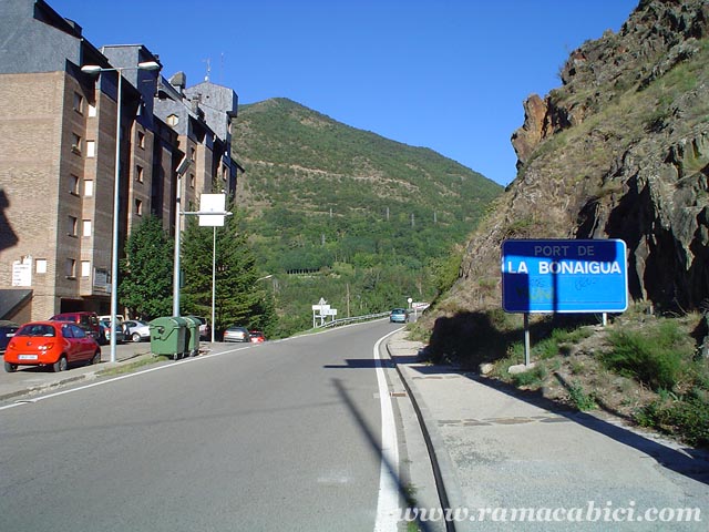 Inicio del puerto en Esterri dAneu