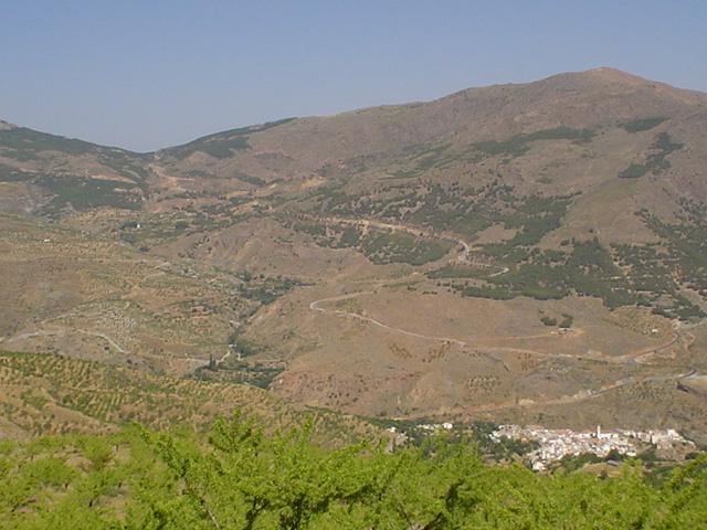 Vista del Collado del Ramal desde la  subida a Velefique