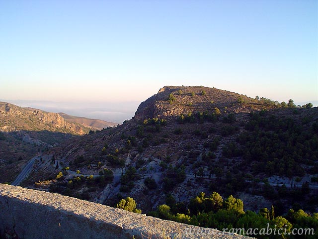 Vista del primer tramo desde el cruce