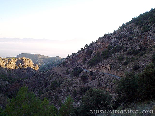 Antigua carretera de Las Menas