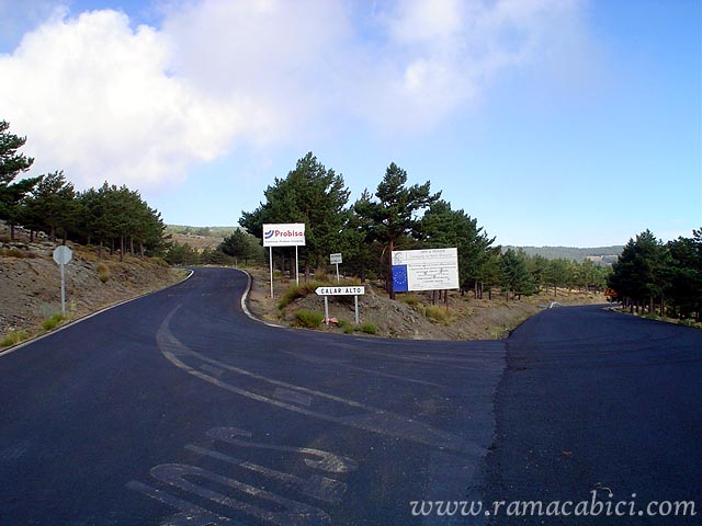 Cruce hacia Calar Alto