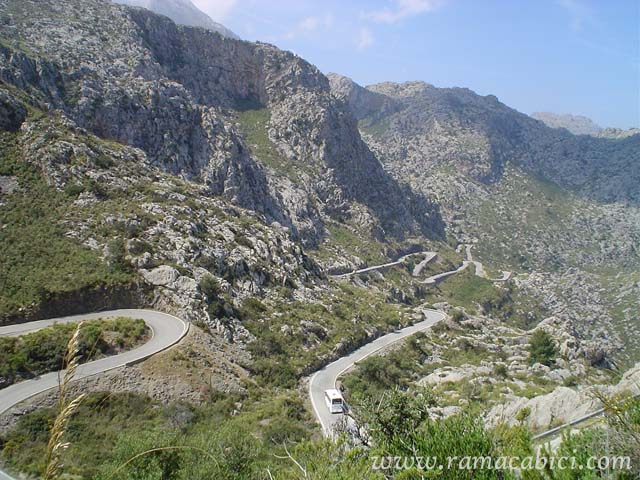 Espectacular vista del trazado
