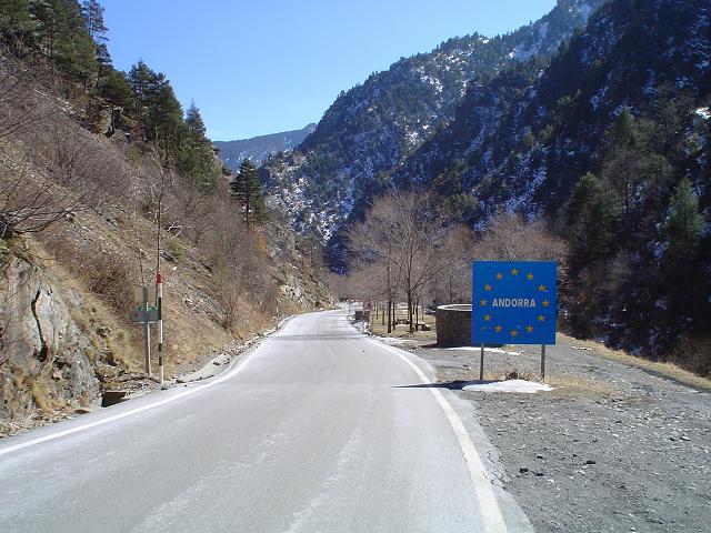Frontera Andorra/España