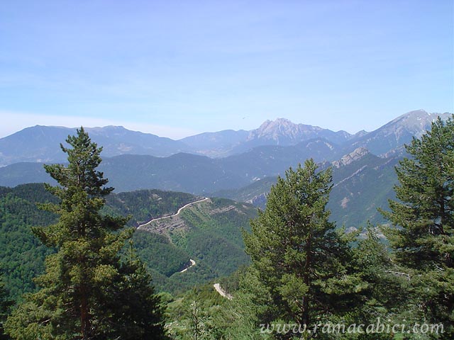 Vista de parte de la subida